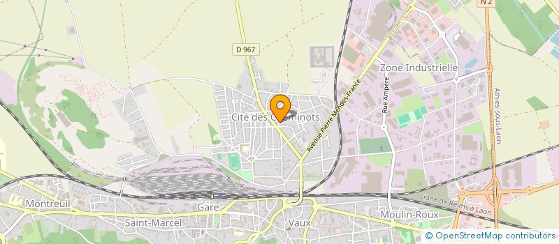 localisation de l'entreprise SCI DU PRE ROBERT à LAON