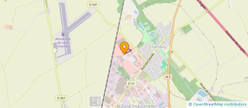 localisation de l'entreprise SCI DU PRE ROBERT à LAON