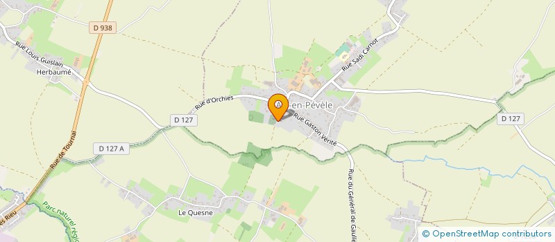 localisation de l'entreprise SCI DU PRE SAINT MARTIN  AIX-EN-PEVELE