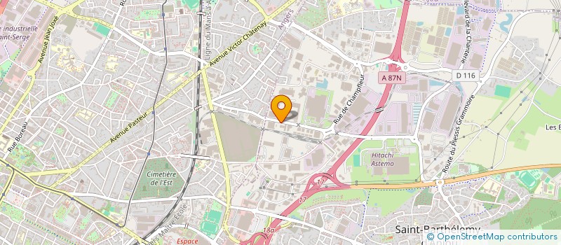 localisation de l'entreprise SCI DU PRE VERT  SAINT-BARTHELEMY-D'ANJOU