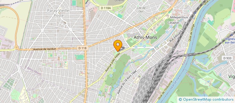 localisation de l'entreprise SCI DU PREAMONT à ATHIS-MONS