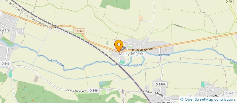 localisation de l'entreprise SCI DU PREAU  MALAY-LE-PETIT