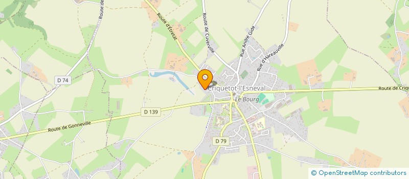 localisation de l'entreprise SCI DU PRECHE  CRIQUETOT-L'ESNEVAL