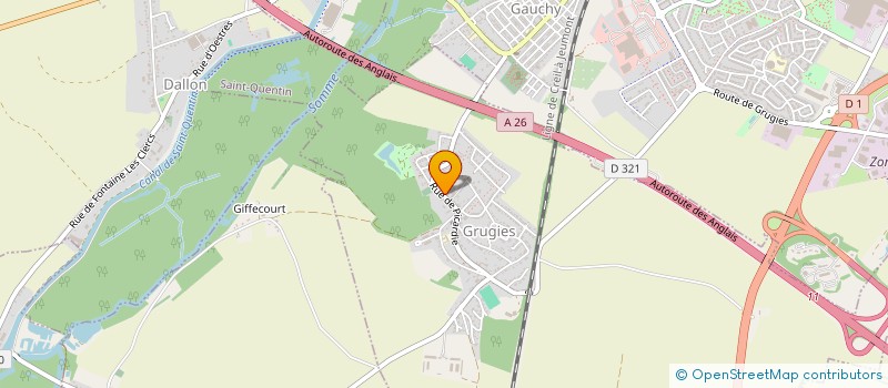 localisation de l'entreprise SCI DU PREHAUET  GRUGIES