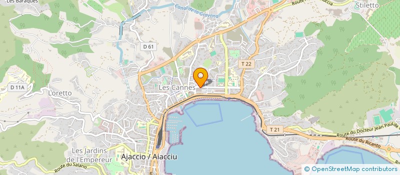 localisation de l'entreprise SCI DU PREMIER CONSUL à AJACCIO