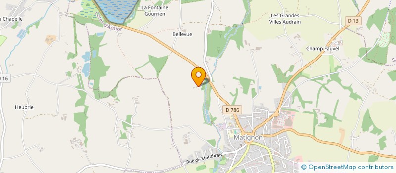 localisation de l'entreprise SCI DU PRENAIRE  MATIGNON