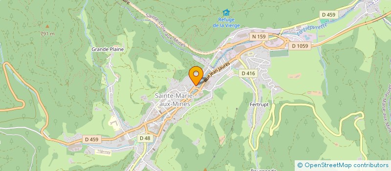 localisation de l'entreprise SCI DU PRENSUREUX  SAINTE-MARIE-AUX-MINES