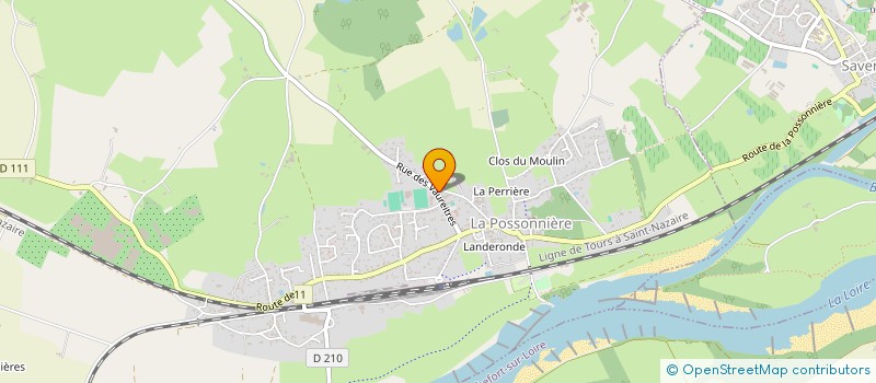 localisation de l'entreprise SCI DU PREPARFANT  LA POSSONNIERE