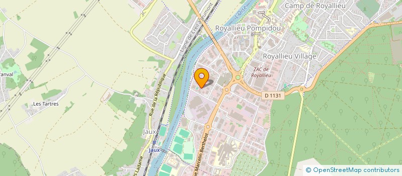 localisation de l'entreprise SCI DU PRES SAINT MARTIN  COMPIEGNE