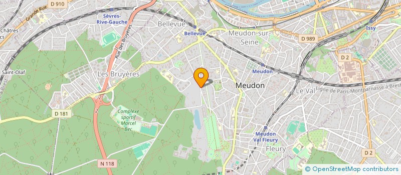 localisation de l'entreprise SCI DU PRESBYTERE à MEUDON