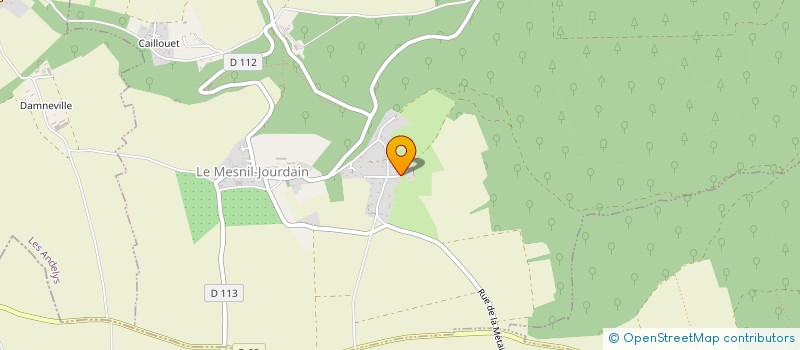 localisation de l'entreprise SCI DU PRESBYTERE  LE MESNIL-JOURDAIN