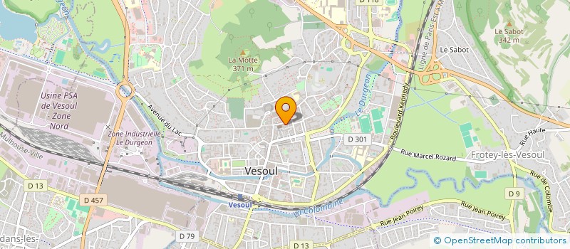 localisation de l'entreprise SCI DU PRESBYTERE à VESOUL