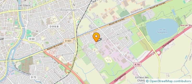 localisation de l'entreprise SCI DU PRESBYTERE  TETEGHEM-COUDEKERQUE-VILLAGE