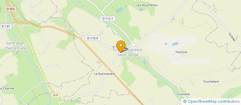 localisation de l'entreprise SCI DU PRESBYTERE à TRIZAY-COUTRETOT-SAINT-SERGE