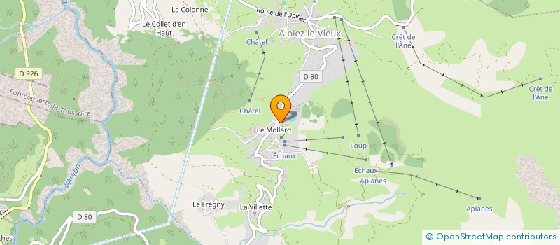 localisation de l'entreprise SCI DU PRESBYTERE  VILLAREMBERT