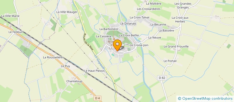 localisation de l'entreprise SCI DU PRESBYTERE DE MONT DOL  MONT-DOL