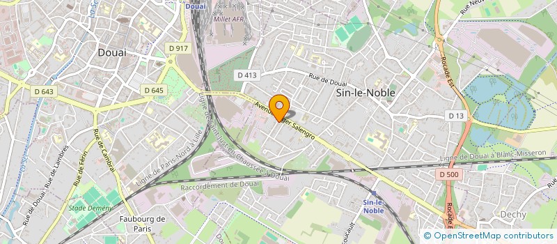 localisation de l'entreprise SCI DU PRESBYTERE ST JOSEPH  SIN-LE-NOBLE