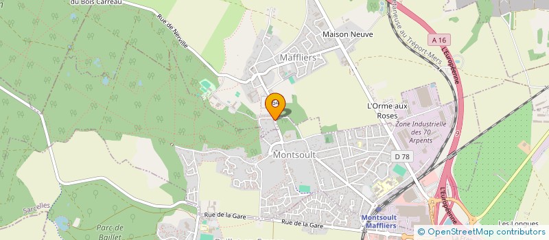 localisation de l'entreprise SCI DU PRESLES  MAFFLIERS