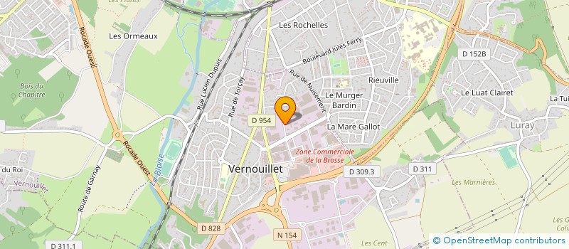 localisation de l'entreprise SCI DU PRESSOIR à VERNOUILLET