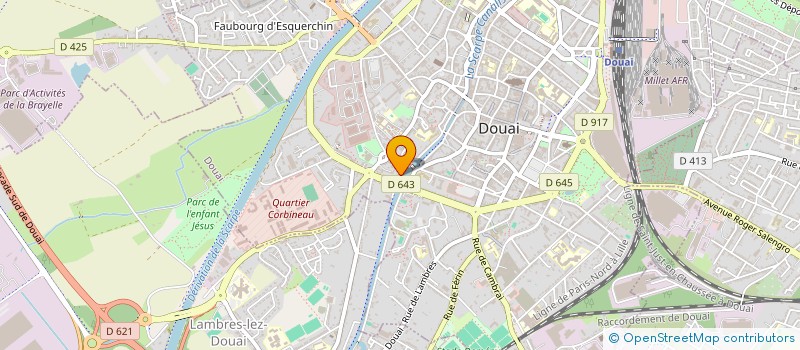 localisation de l'entreprise SCI DU PRESSOIR à DOUAI