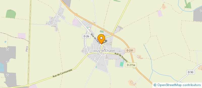 localisation de l'entreprise SCI DU PRESSOIR à JOUY-LE-CHATEL