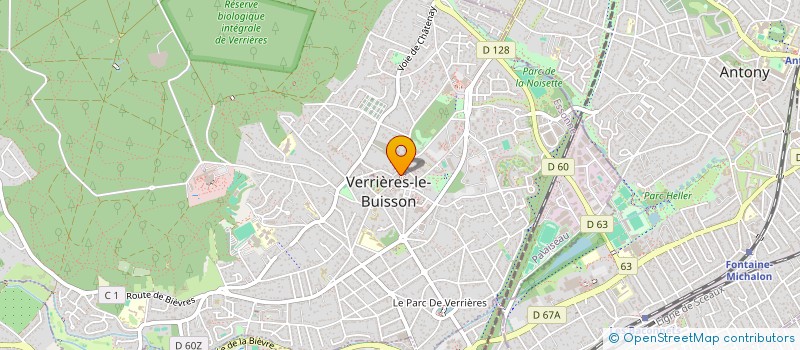 localisation de l'entreprise SCI DU PRESSOIR à VERRIERES-LE-BUISSON
