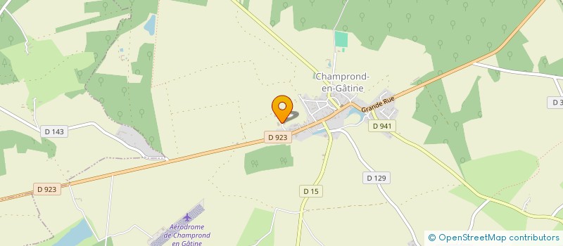 localisation de l'entreprise SCI DU PRESSOIR à CHAMPROND-EN-GATINE