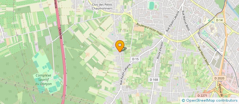 localisation de l'entreprise SCI DU PRESSOIR à OLIVET
