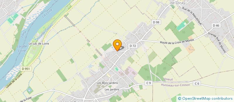 localisation de l'entreprise SCI DU PRESSON à VINEUIL