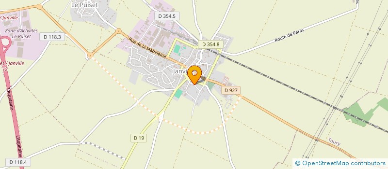 localisation de l'entreprise SCI DU PRIEURE à JANVILLE-EN-BEAUCE
