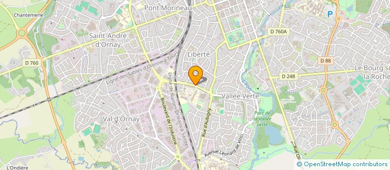 localisation de l'entreprise SCI DU PRIEURE à LA ROCHE-SUR-YON
