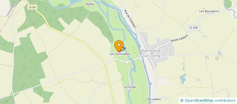 localisation de l'entreprise SCI DU PRIEURE à DAMMARIE-SUR-LOING