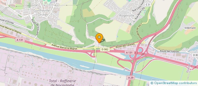 localisation de l'entreprise SCI DU PRIEURE  ROGERVILLE