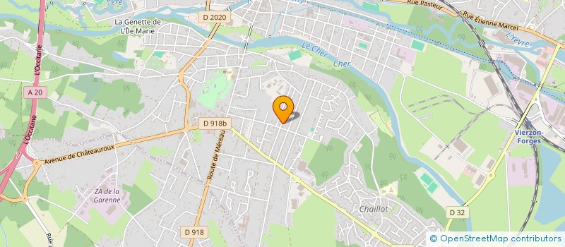 localisation de l'entreprise SCI DU PRIEURE  THENIOUX