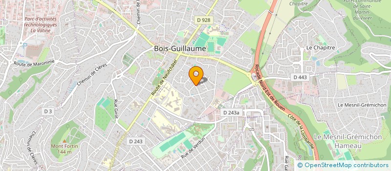 localisation de l'entreprise SCI DU PRIEURE à BOIS-GUILLAUME