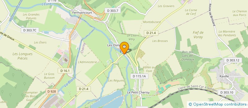 localisation de l'entreprise SCI DU PRIEURE à SAINTE-GEMME-MORONVAL