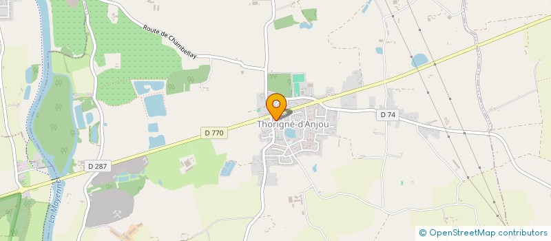 localisation de l'entreprise SCI DU PRIEURE  CHAMBELLAY