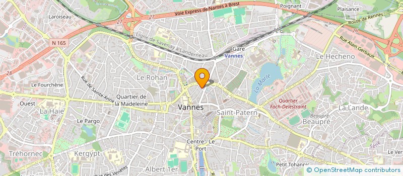 localisation de l'entreprise SCI DU PRIEURE  VANNES