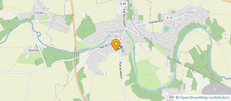 localisation de l'entreprise SCI DU PRIEURE  SOIGNOLLES-EN-BRIE