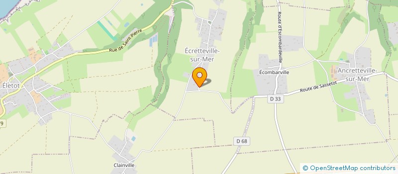 localisation de l'entreprise SCI DU PRIEURE  ECRETTEVILLE-SUR-MER