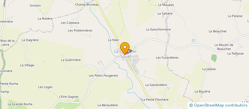 localisation de l'entreprise SCI DU PRIEURE à LA CHAPELLE-SOUEF