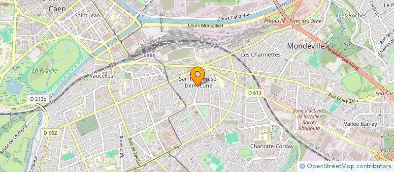 localisation de l'entreprise SCI DU PRIEURE à CAEN