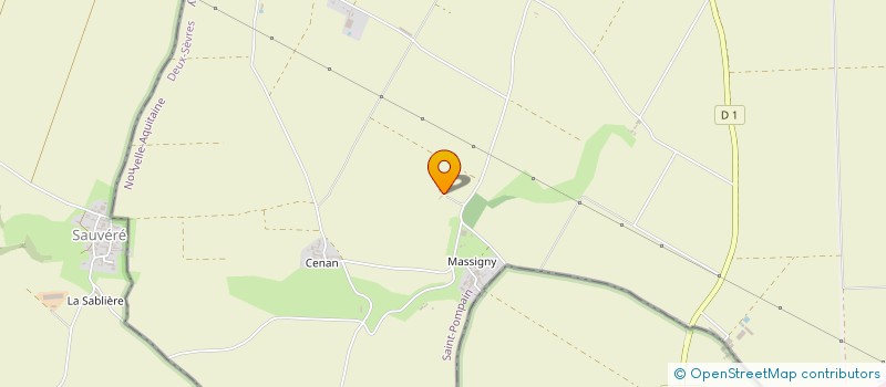 localisation de l'entreprise SCI DU PRIEURE  SAINT-POMPAIN