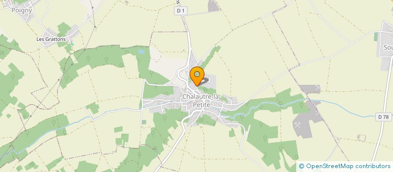 localisation de l'entreprise SCI DU PRIEURE à CHALAUTRE-LA-PETITE