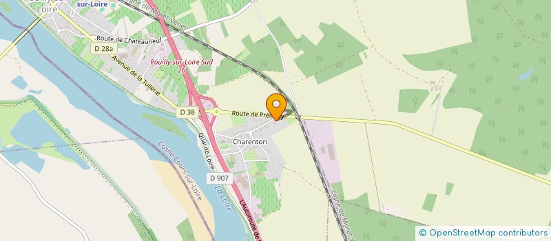 localisation de l'entreprise SCI DU PRIEURE à TRACY-SUR-LOIRE