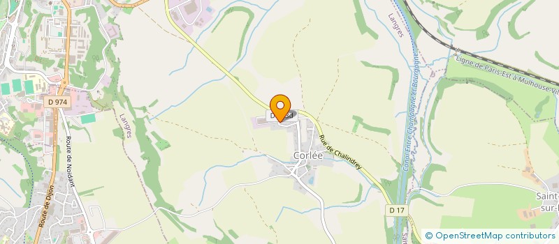 localisation de l'entreprise SCI DU PRIEURE  LANGRES