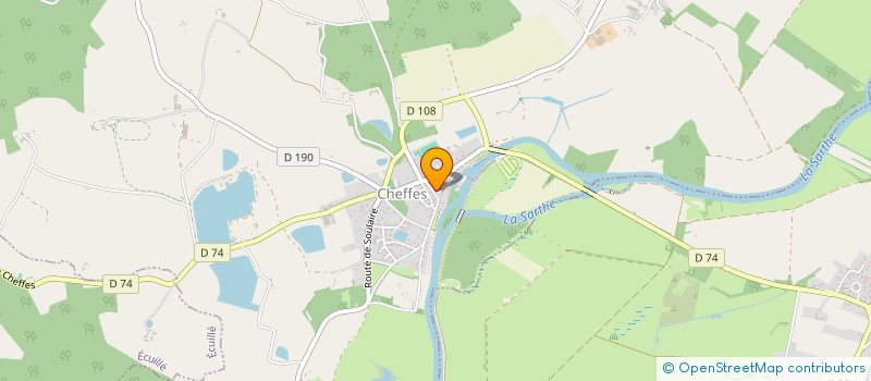 localisation de l'entreprise SCI DU PRIEURE à TIERCE