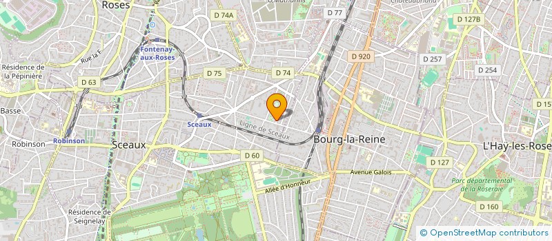 localisation de l'entreprise SCI DU PRIEURE à SCEAUX