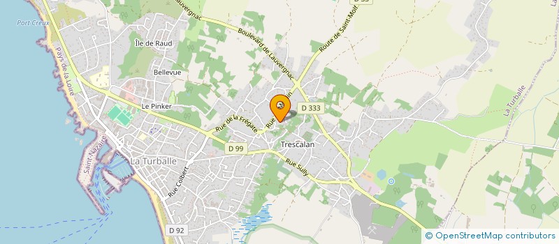 localisation de l'entreprise SCI DU PRIEURE  LA TURBALLE