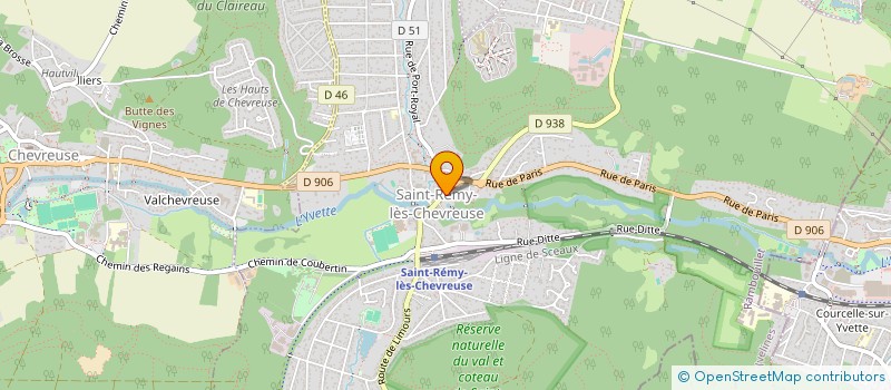 localisation de l'entreprise SCI DU PRIEURE  SAINT-REMY-LES-CHEVREUSE